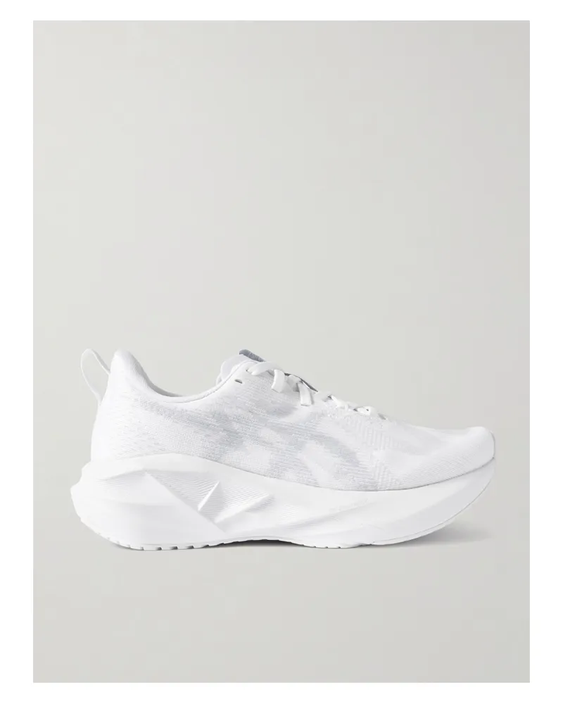 Asics Novablast 5 Sneakers Aus Stretch-strick - Weiß Weiß