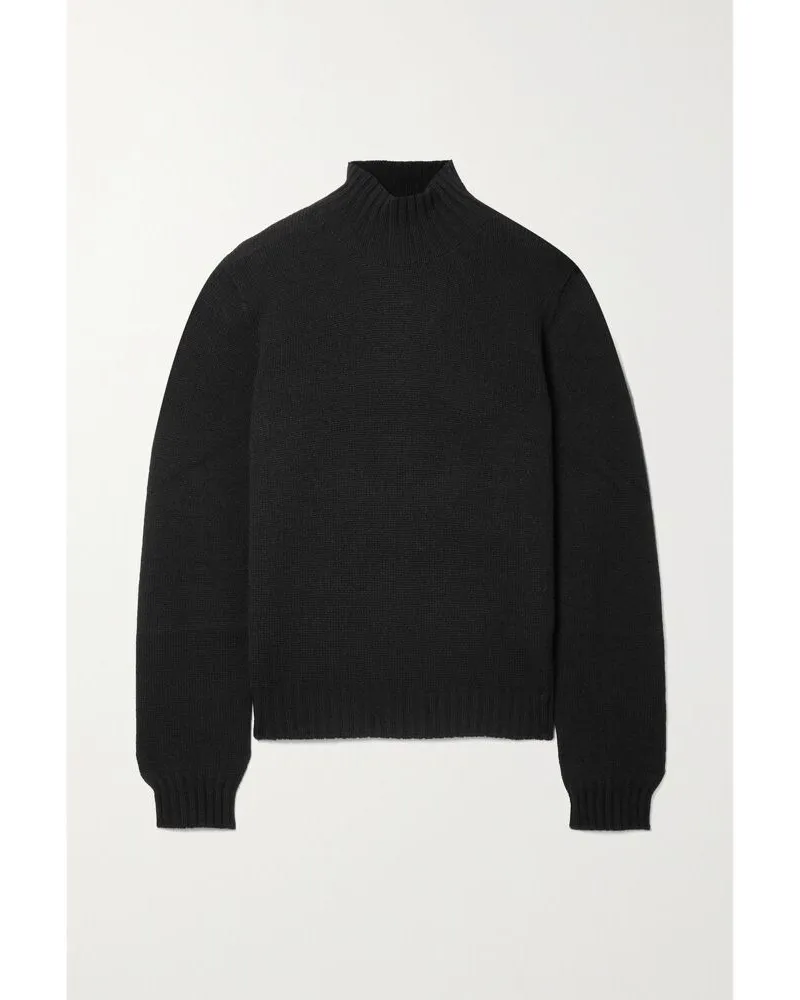 The Row Kensington Rollkragenpullover Aus Kaschmir - Schwarz Schwarz