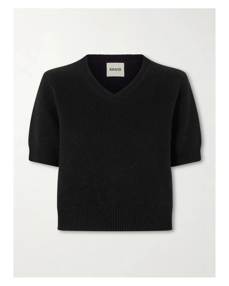 KHAITE Jas Cashmere Sweater - Black Black