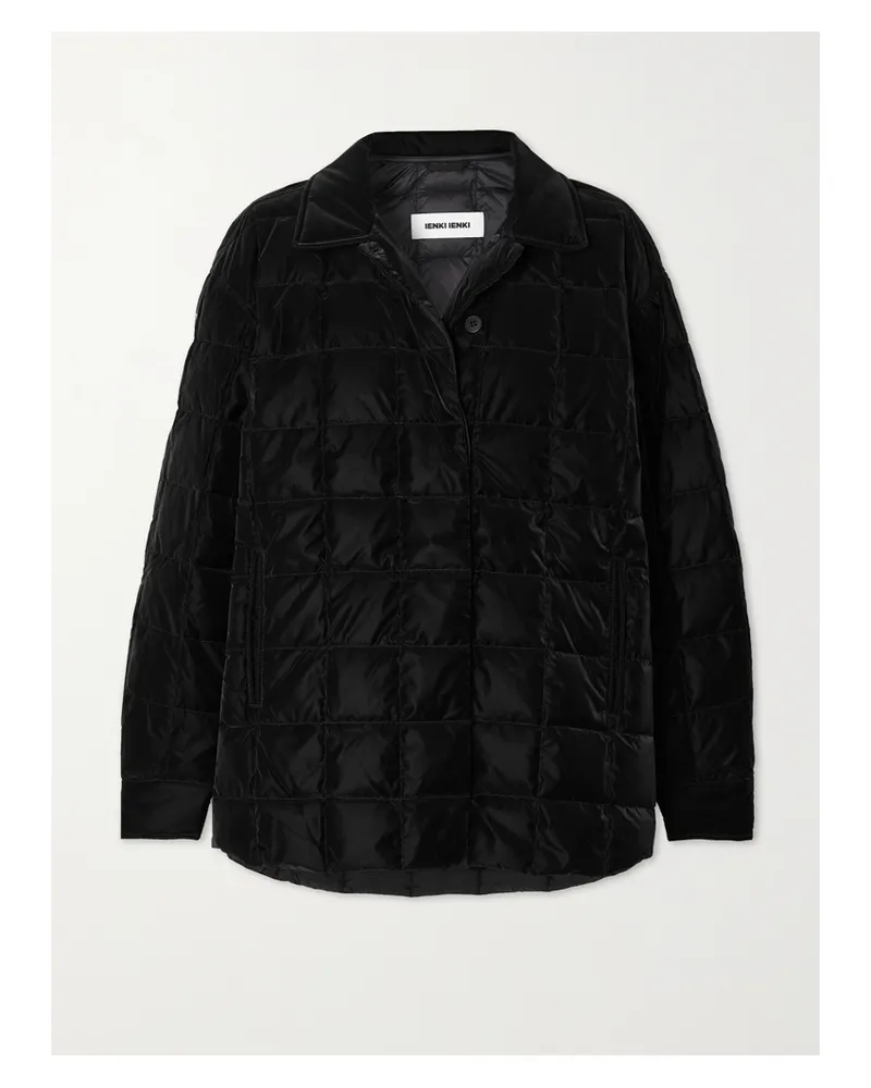 IENKI IENKI Kalik Gesteppte Daunenjacke Aus Shell - Schwarz Schwarz