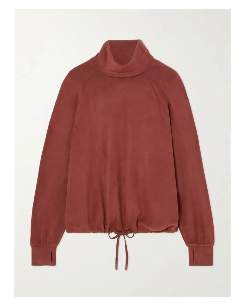 Varley Portland Stehkragenoberteil Aus Stretch-jersey - Braun Braun