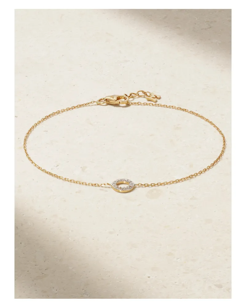 MATEO Armband Aus 14 Karat Gold Mit Diamanten Gold