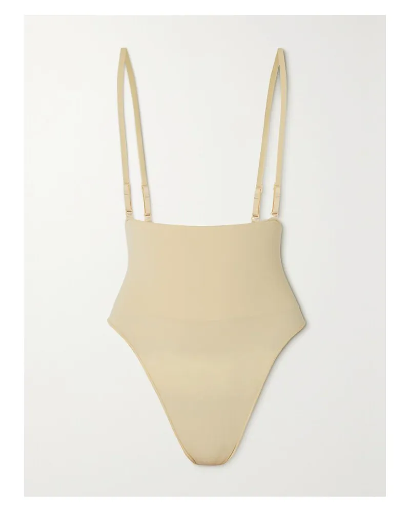 SKIMS Core Control High-waisted Thong – Clay – String - Neutral Neutral