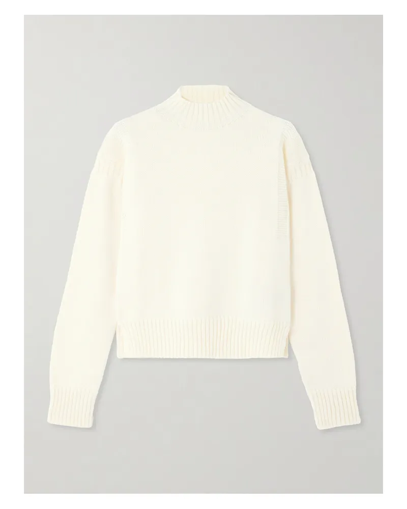 Jil Sander Wollpullover - Wollweiß Wollweiß