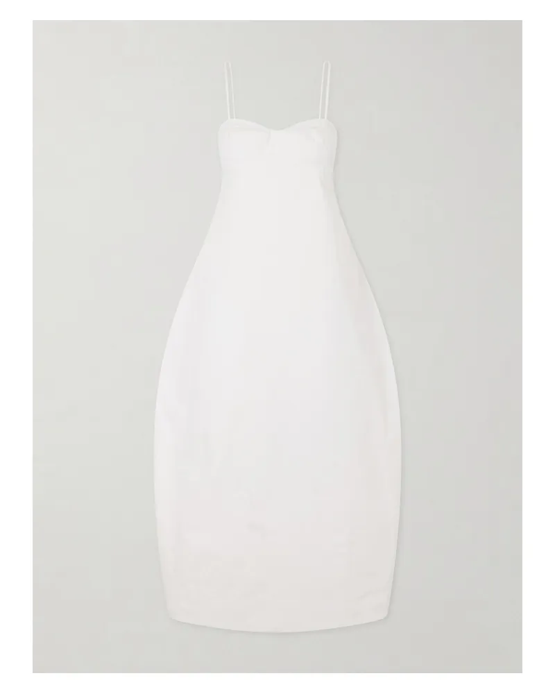 Róhe Cotton Midi Dress - White White