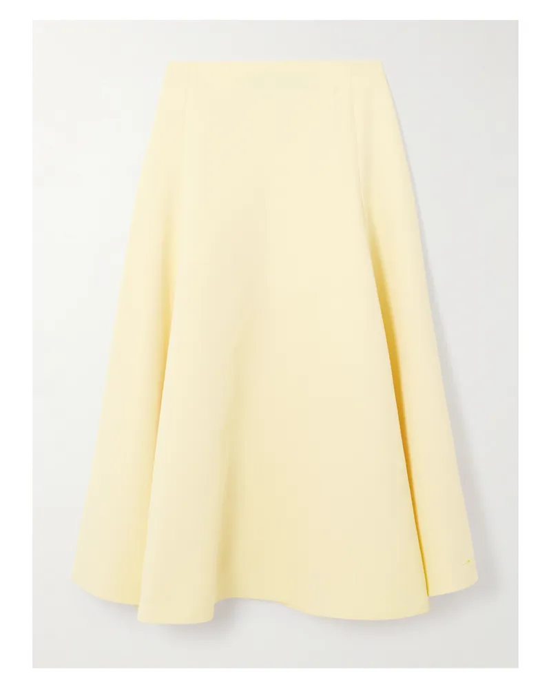 Jacquemus Triangle Midirock Aus Crêpe - Gelb Gelb