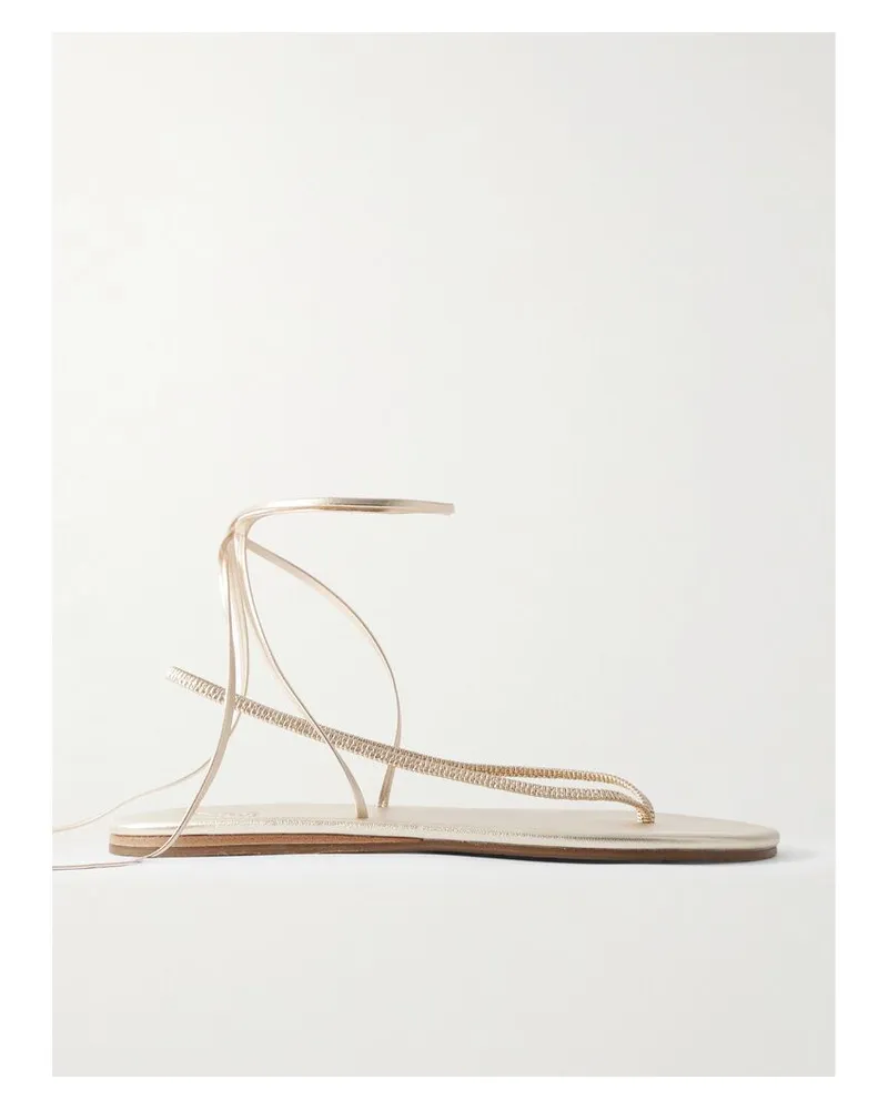 Ancient Greek Sandals Sfendoni Metallic-sandalen - Gold Gold