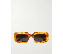 Triomphe Oversized Square-frame Tortoiseshell Acetate Sunglasses