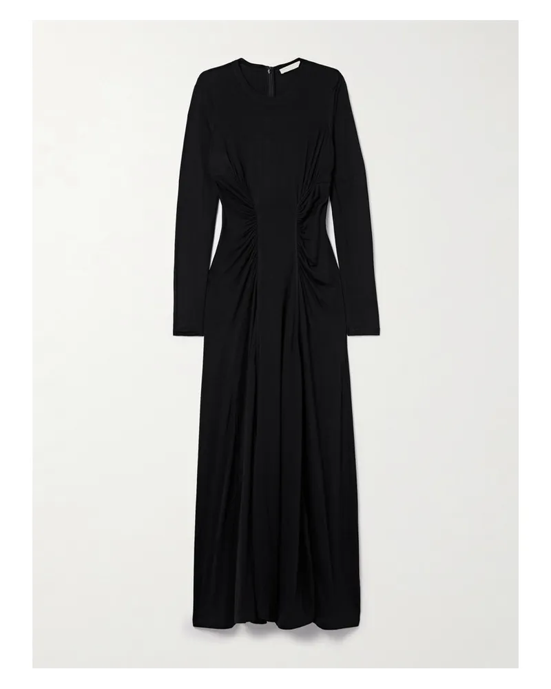 Ulla Johnson Ceryse Maxikleid aus Lyocell-jersey Schwarz