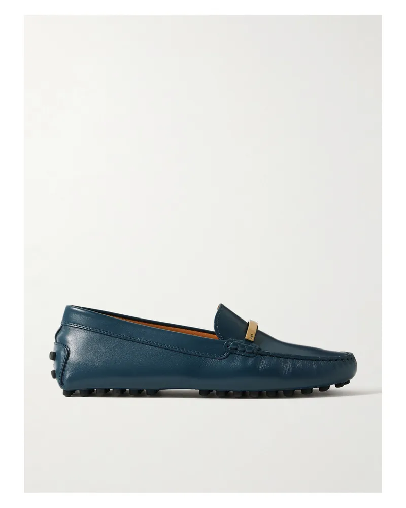 TOD'S Gommino Loafers Aus Leder Mit Verzierung - Blau Blau