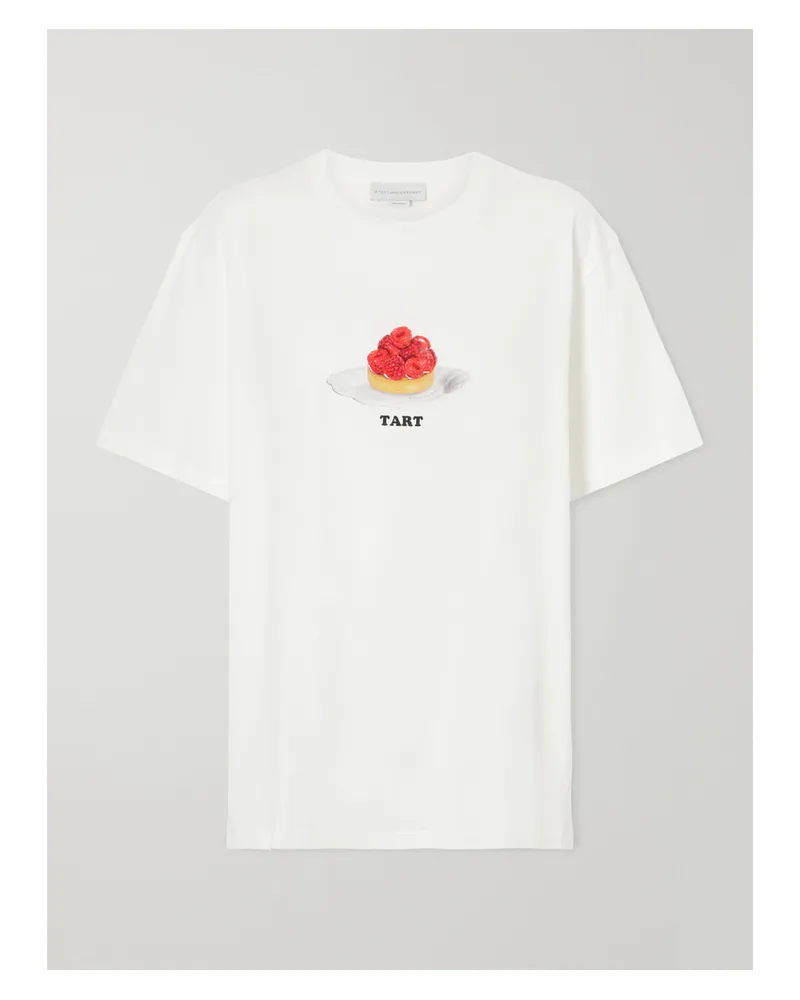 Stella McCartney Printed Cotton-jersey T-shirt - White White