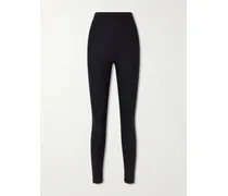 Wool-blend Leggings - Black