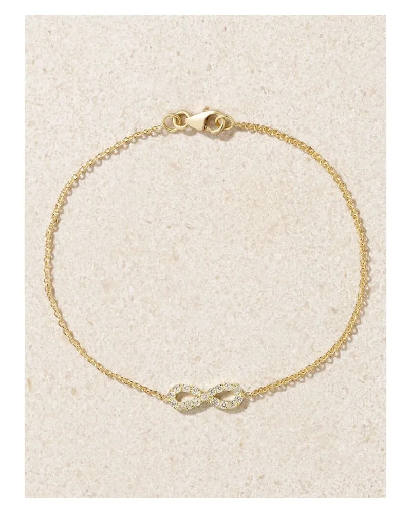 Jennifer Meyer Infinity Armband Aus 18 Karat Gold Mit Diamanten Gold