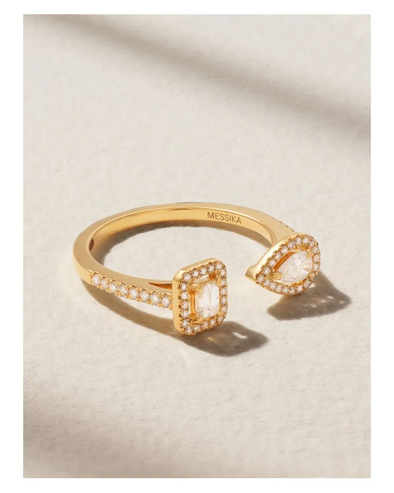 Messika My Twin Toi & Moi Ring Aus 18 Karat Gold Mit Diamanten Gold