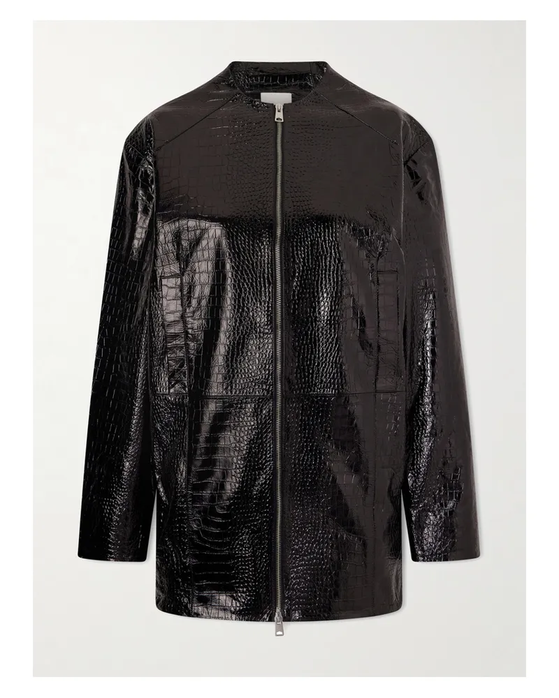 Esse Studios Nix Leather Jacket - Black Black
