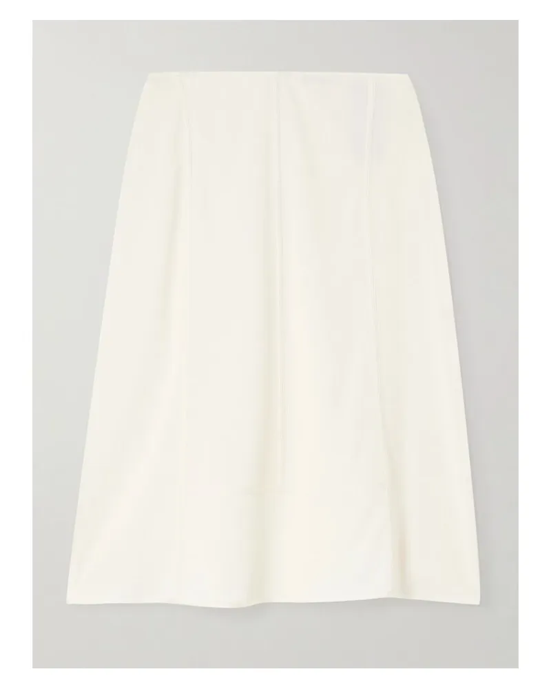 Jil Sander Midirock Aus Jersey - Wollweiß Wollweiß