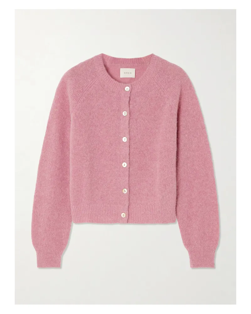 DÔEN Petra Cardigan Aus Strick - Pink Pink