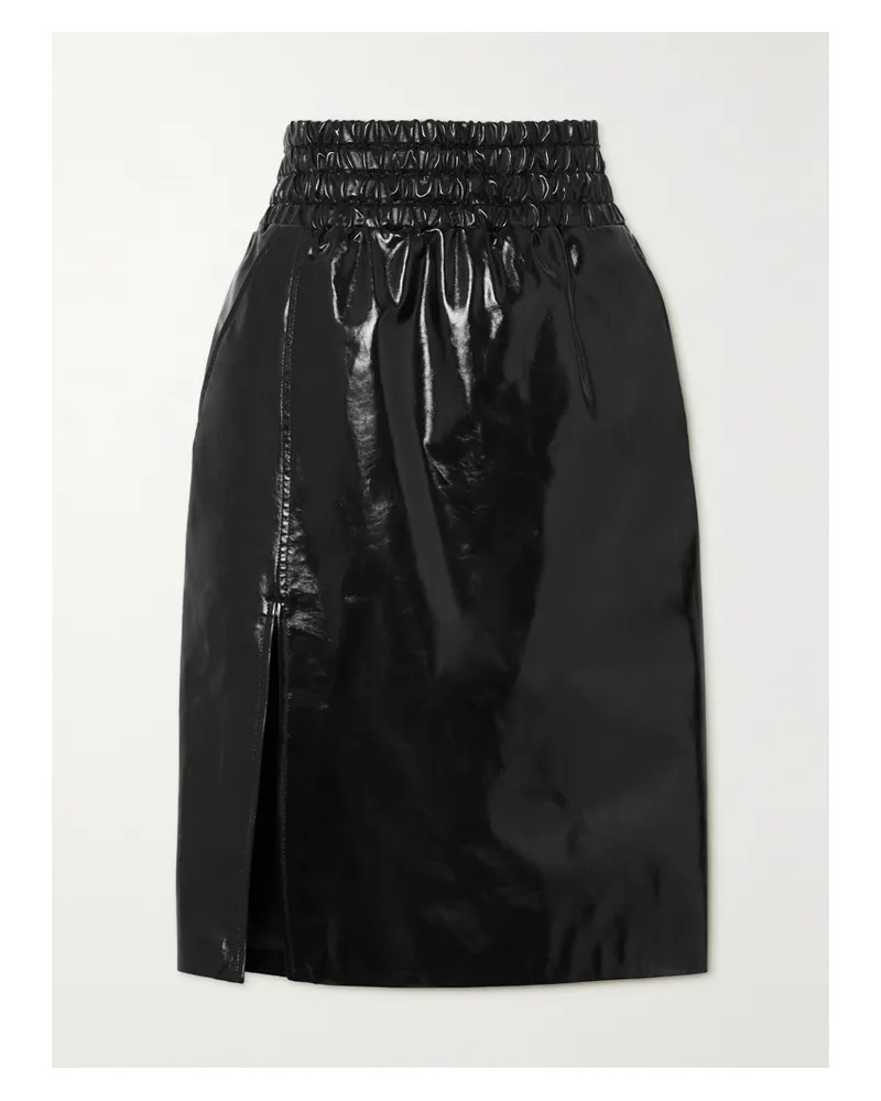 Tom Ford Midirock Aus Glanzleder - Schwarz Schwarz
