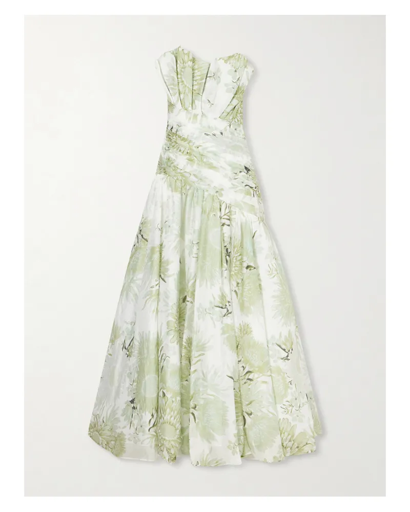 Aje. Reflector Organza Gown - Green Green