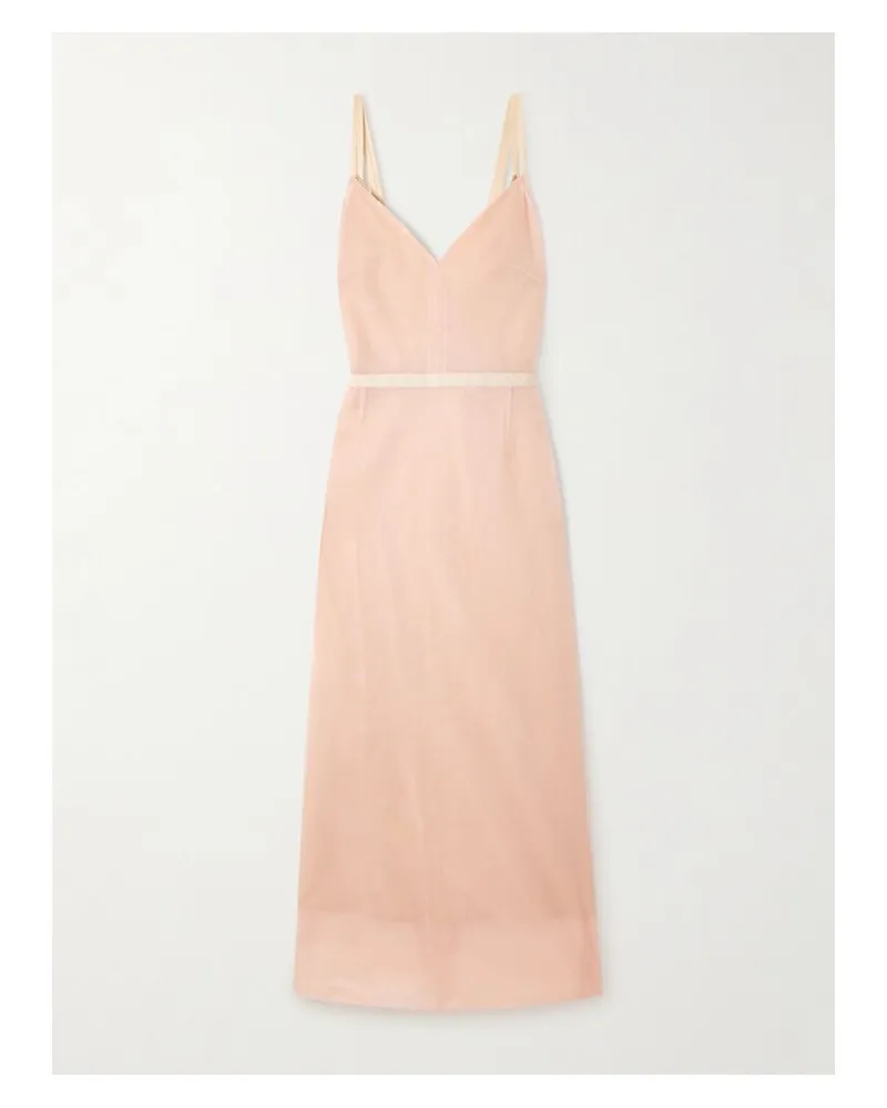 Carven Mehrlagige Robe Aus Baumwollgaze - Pink Pink
