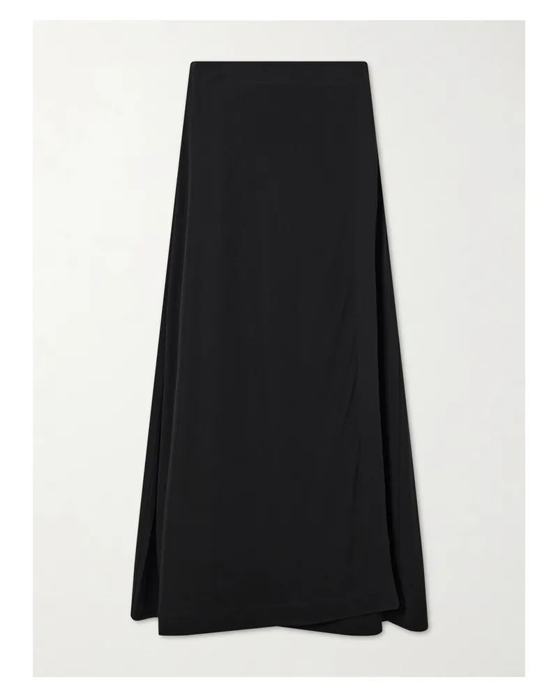 Totême Fluid Jersey Maxi Skirt - Black Black