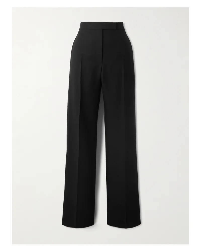 Tom Ford Hose Aus Twill Aus Einer Mischung Aus Wolle, Mohair Und Seide - Schwarz Schwarz