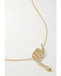 Ileana Makri Curled Snake Kette aus 18 Karat Gold