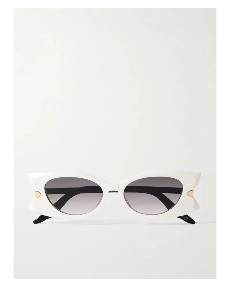 Dior Diorbutterfly S2i Cat-eye Acetate Sunglasses - White White
