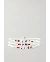 Roxanne Assoulin Ride Or Die Set aus Drei Armbändern Rot