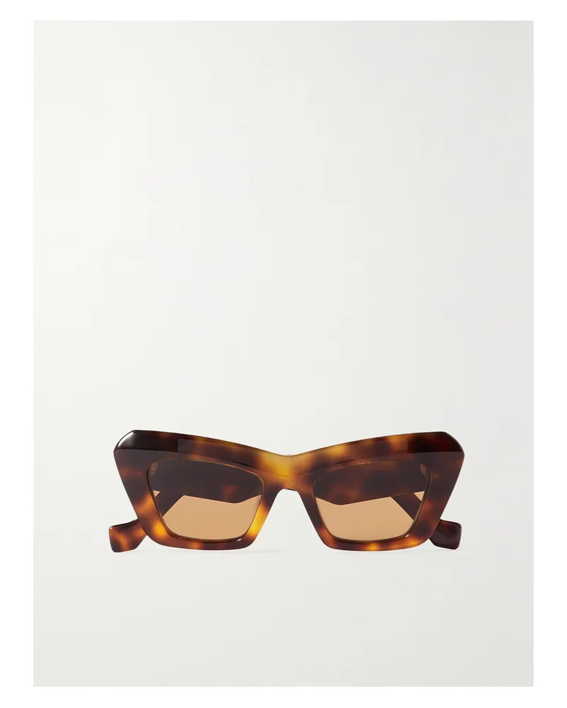 Loewe Sonnenbrille Mit Cat-eye-rahmen Aus Azetat In Hornoptik Horn