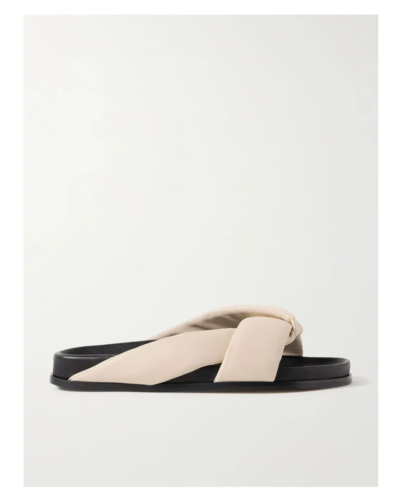 Emme Parsons Pantoletten Aus Leder - Elfenbein Elfenbein