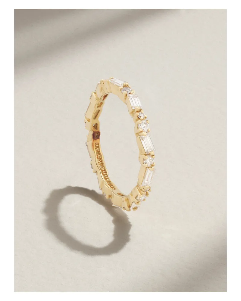 Suzanne Kalan Ring Aus 18 Karat Gold Mit Diamanten Gold