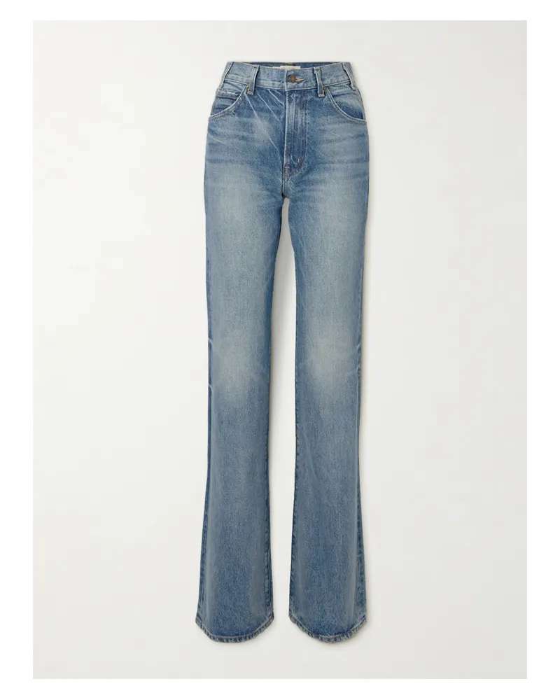 Nili Lotan Joan High-rise Straight-leg Jeans - Blue Blue