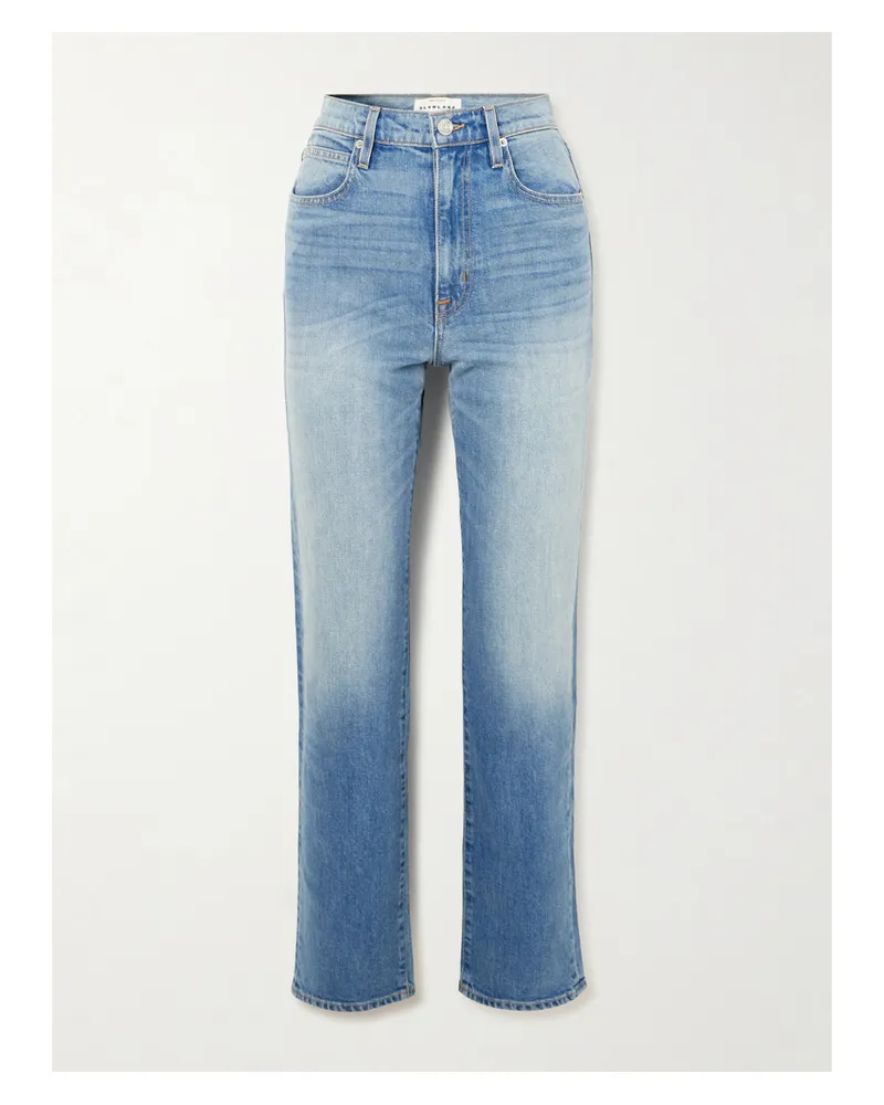 SLVRLAKE London Hoch Sitzende Jeans Mit Geradem Bein - Blau Blau
