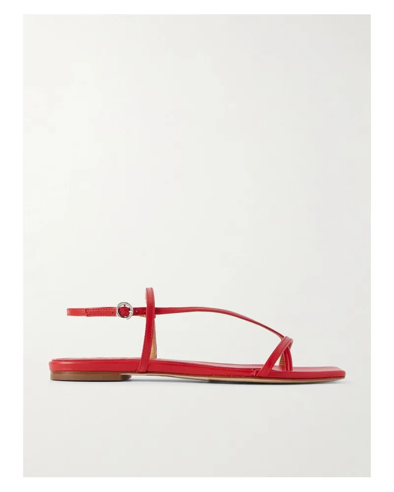 aeyde Ella Slingback-sandalen Aus Leder - Rot Rot