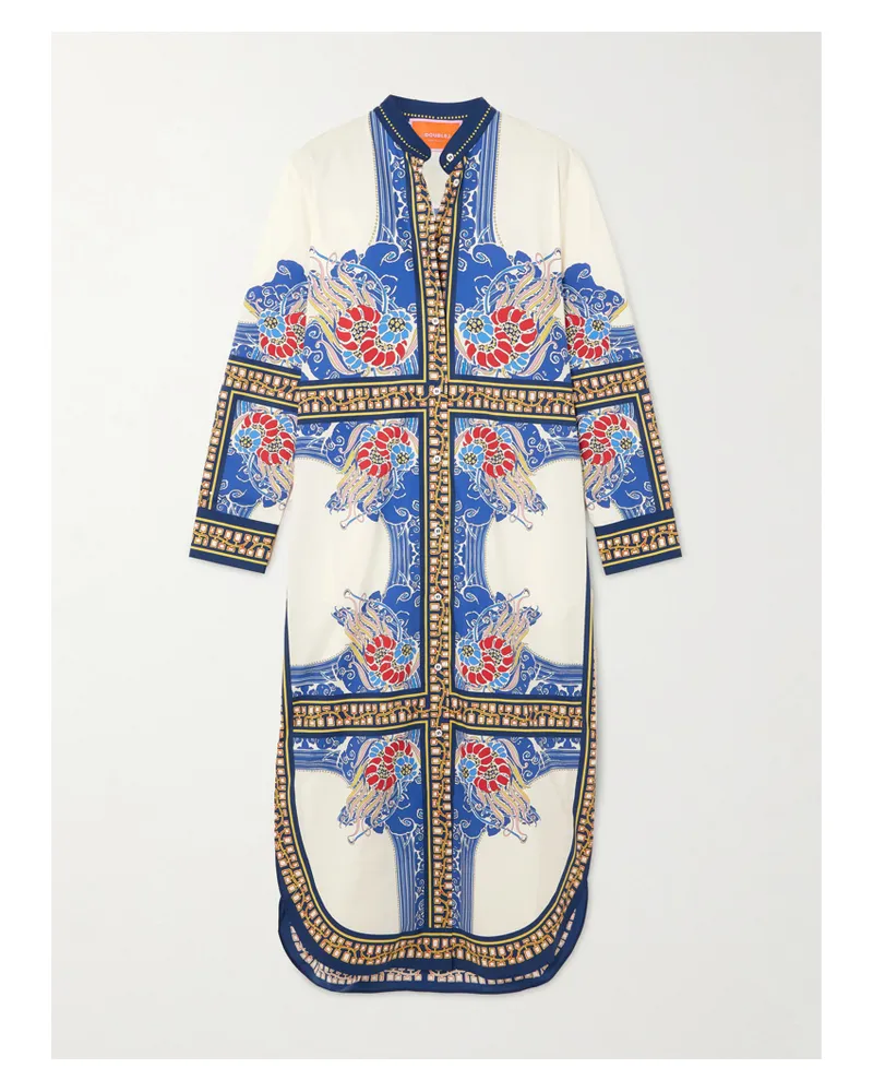 La DoubleJ Sundowner Printed Cotton-poplin Tunic - Multi Multi