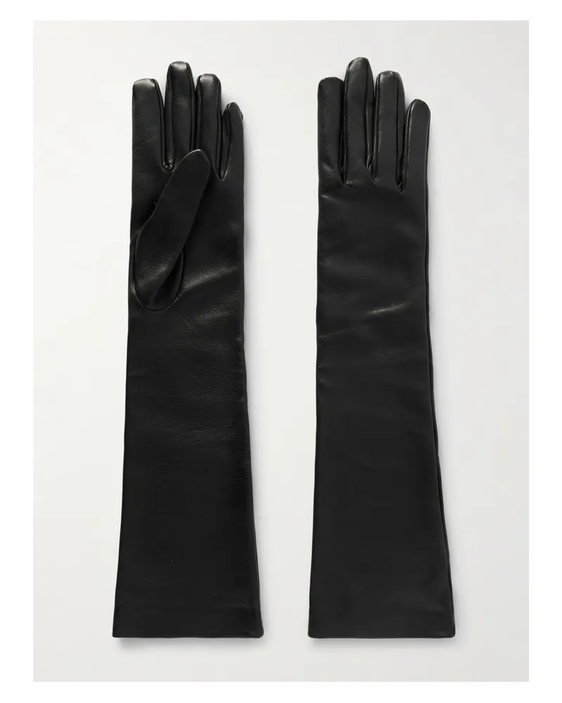 Brunello Cucinelli Handschuhe Aus Leder - Schwarz Schwarz