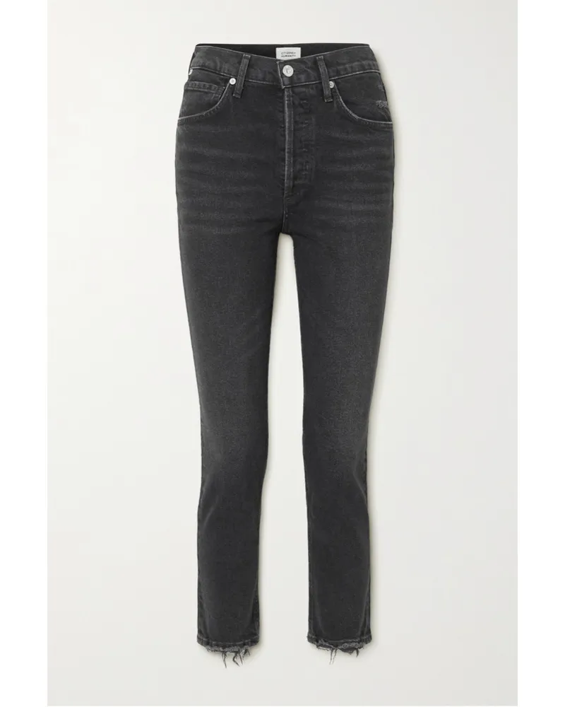 Citizens of humanity Jolene Hoch Sitzende Jeans Schwarz