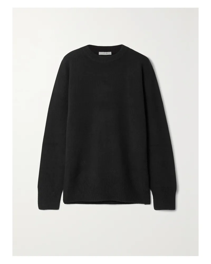 The Row Essentials Sibem Wool And Cashmere-blend Sweater - Black Black