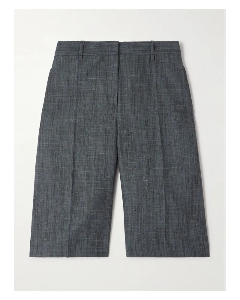 Jil Sander Shorts Aus Webstoff - Grau Grau