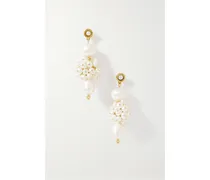 Demi Vergoldete Ohrringe mit Perlen