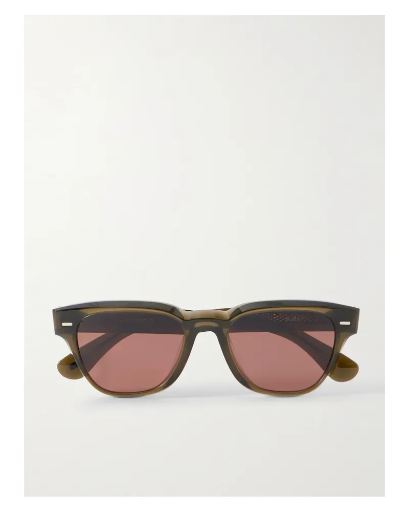 Oliver Peoples Rueny D-frame Acetate Sunglasses - Brown Brown