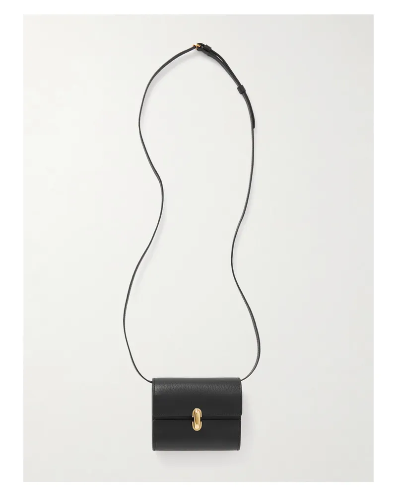 SAVETTE Symmetry Textured-leather Wallet - Black Black