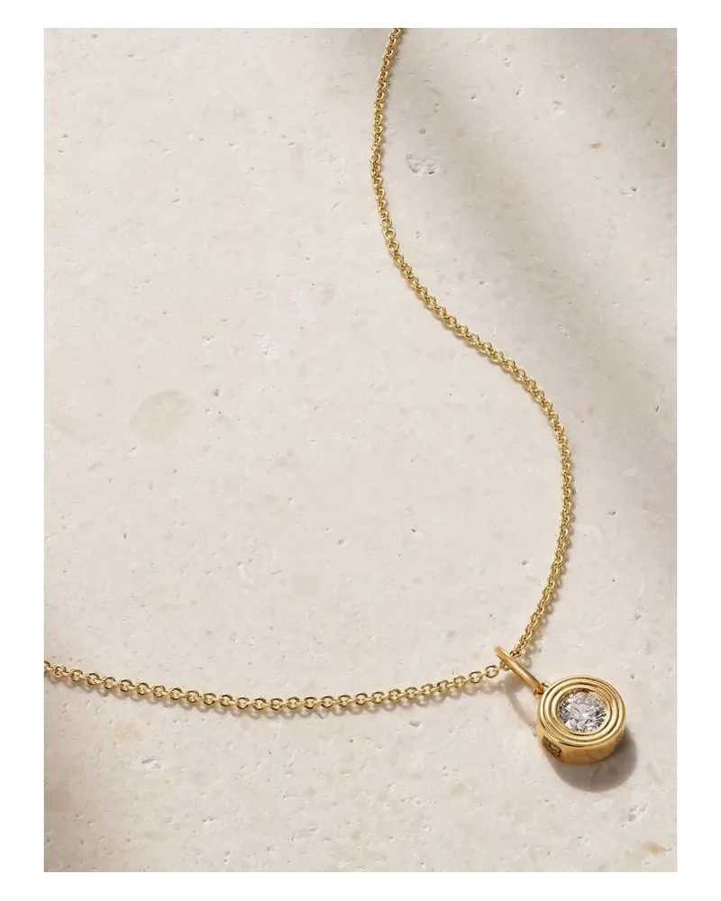 Sydney Evan Kette Aus 14 Karat Gold Mit Diamanten Gold