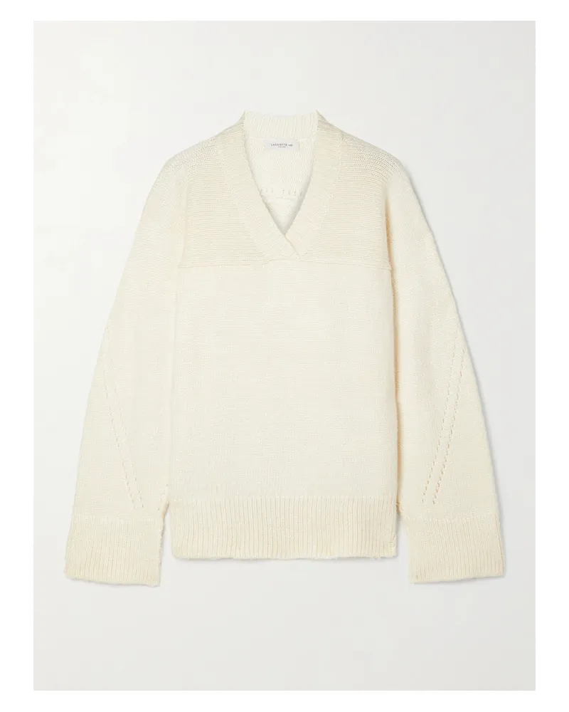 Lafayette148 Pullover Aus Einer Seidenmischung - Creme Creme