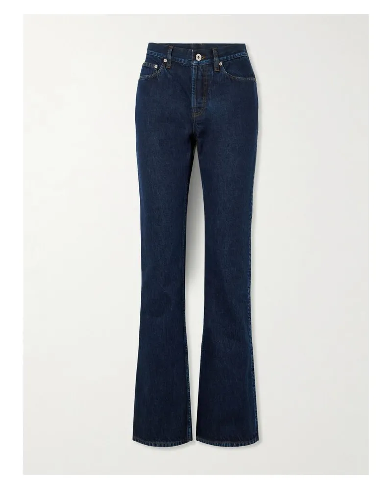 Burberry Hoch Sitzende Schlagjeans - Blau Blau