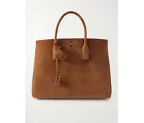 Sac De Jour Large Suede Tote - Brown
