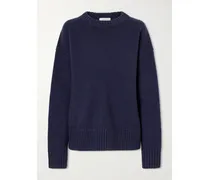 Essentials Ophelia Oversized Wool And Cashmere-blend Sweater - Blue
