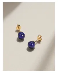 MATEO Ohrstecker aus 14 karat  mit Lapislazuli Gold