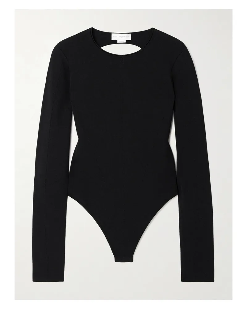 Stella McCartney Body Aus Strick Mit Rückenausschnitt - Schwarz Schwarz
